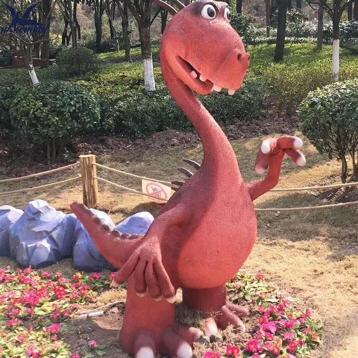 Cartoon Fiberglass Dinsoaur Statue